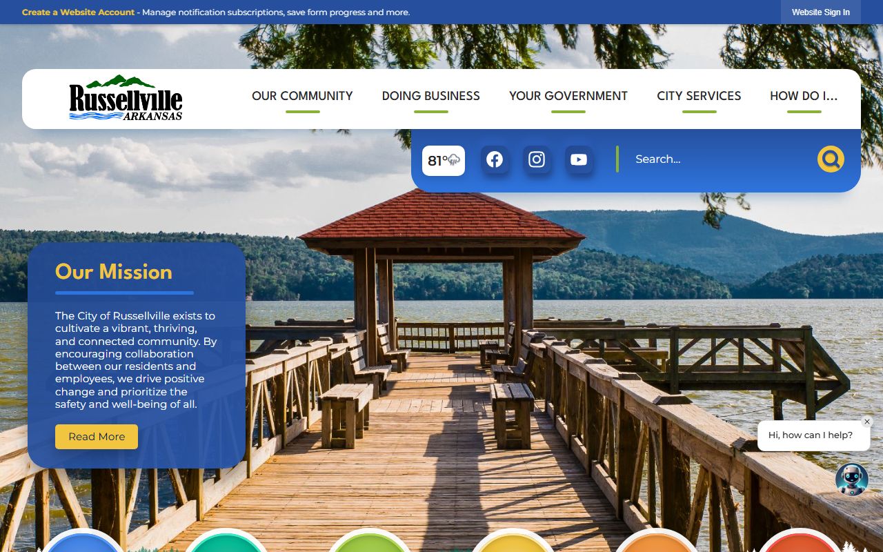 Russellville Arkansas property records - Pope County