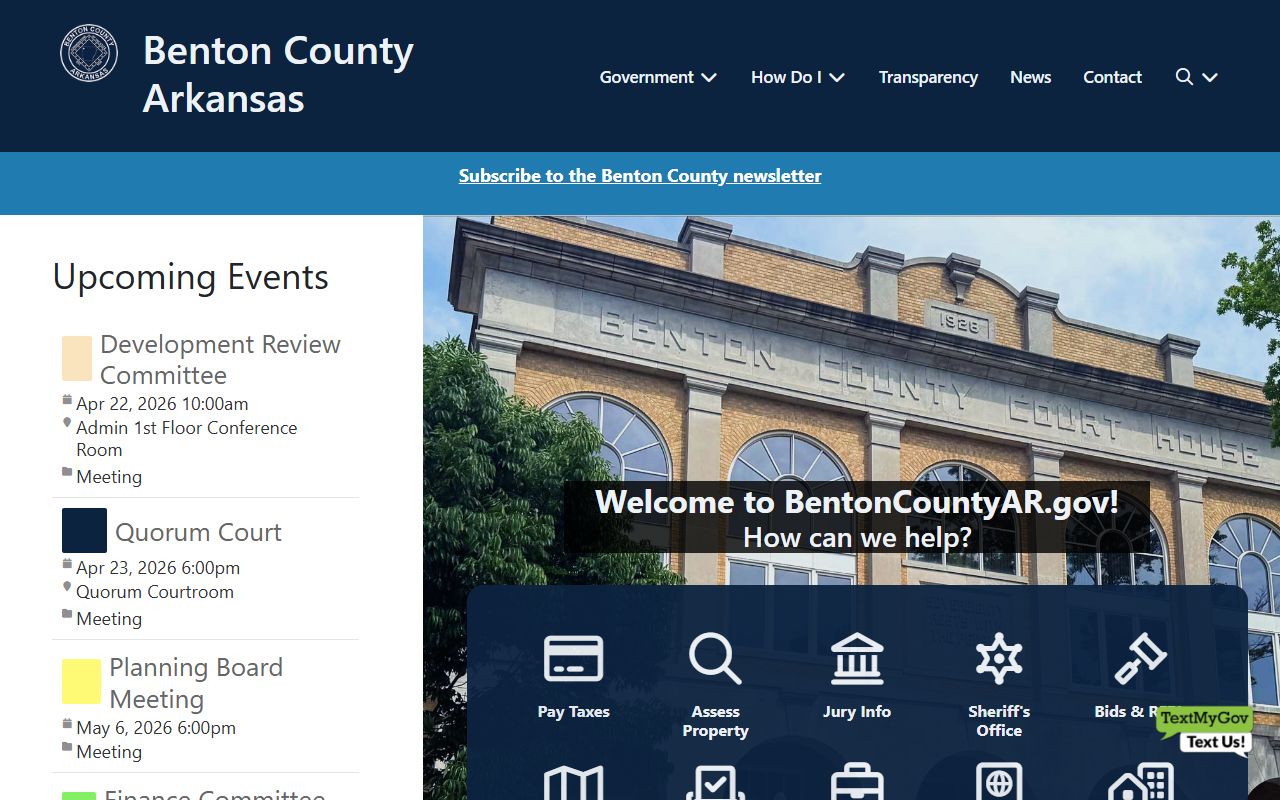 Benton County Arkansas property records online database