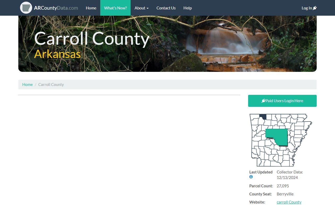 Carroll County property records search portal