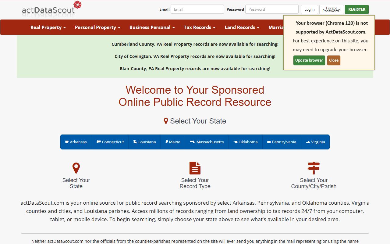 Fulton County property records search portal