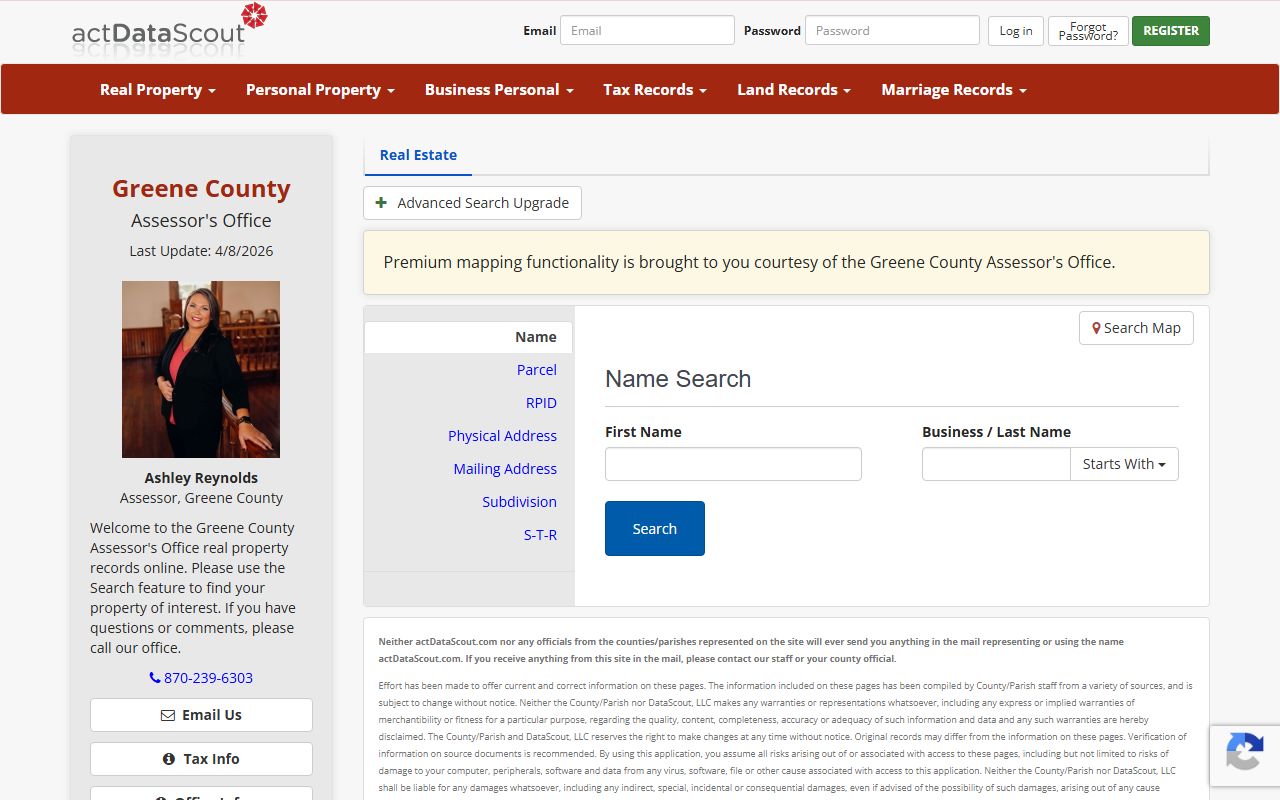 Greene County Circuit Clerk property records office