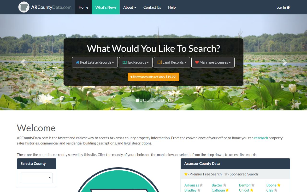 Washington County Arkansas property records online database