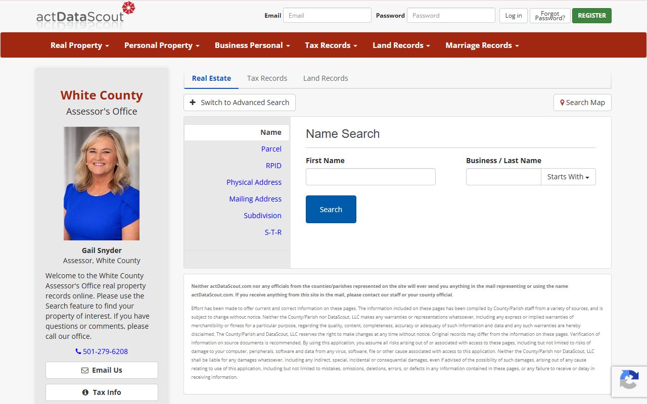 White County Arkansas property records online database